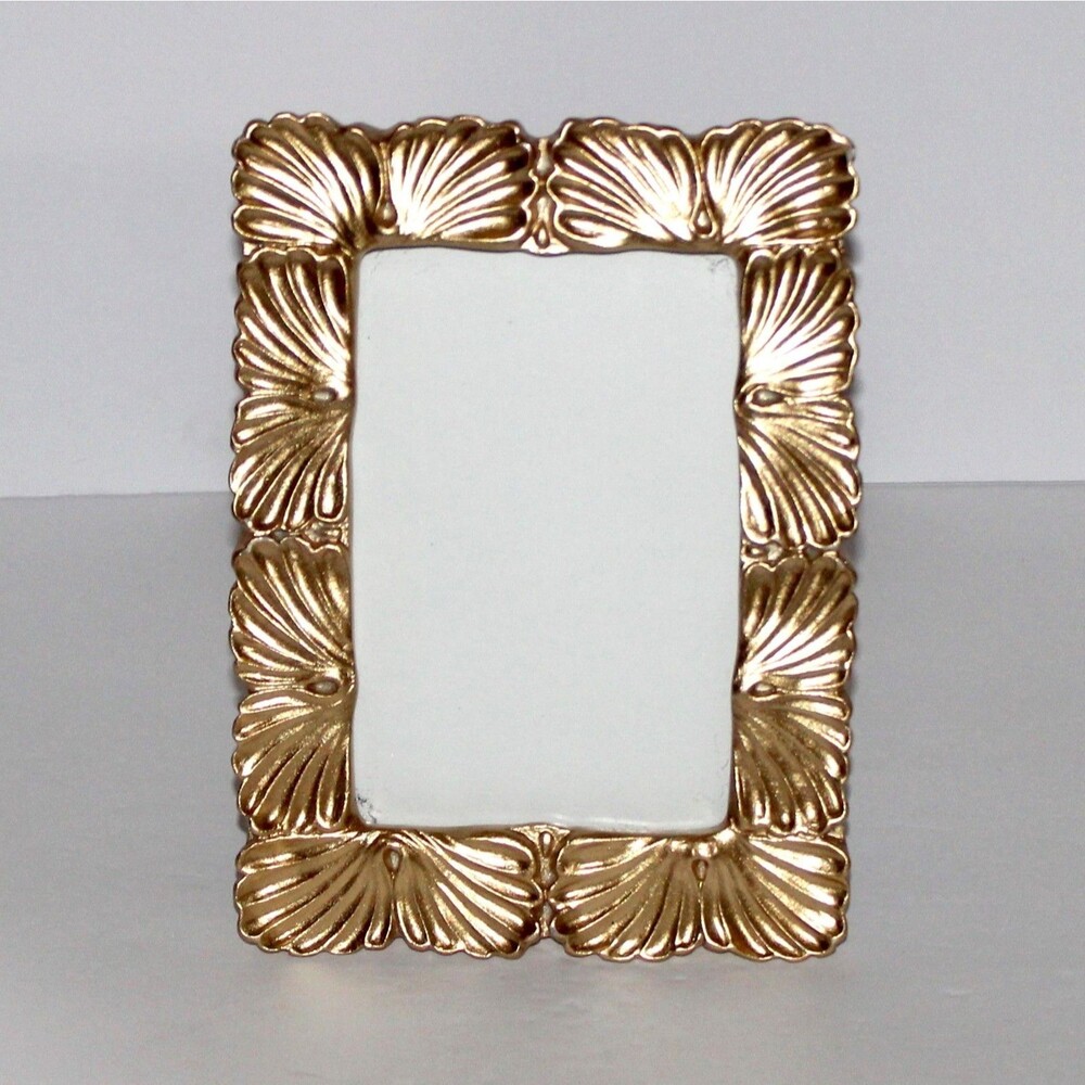 Gingko Leaves Photo Frame gold color OneDesign Home 6x4